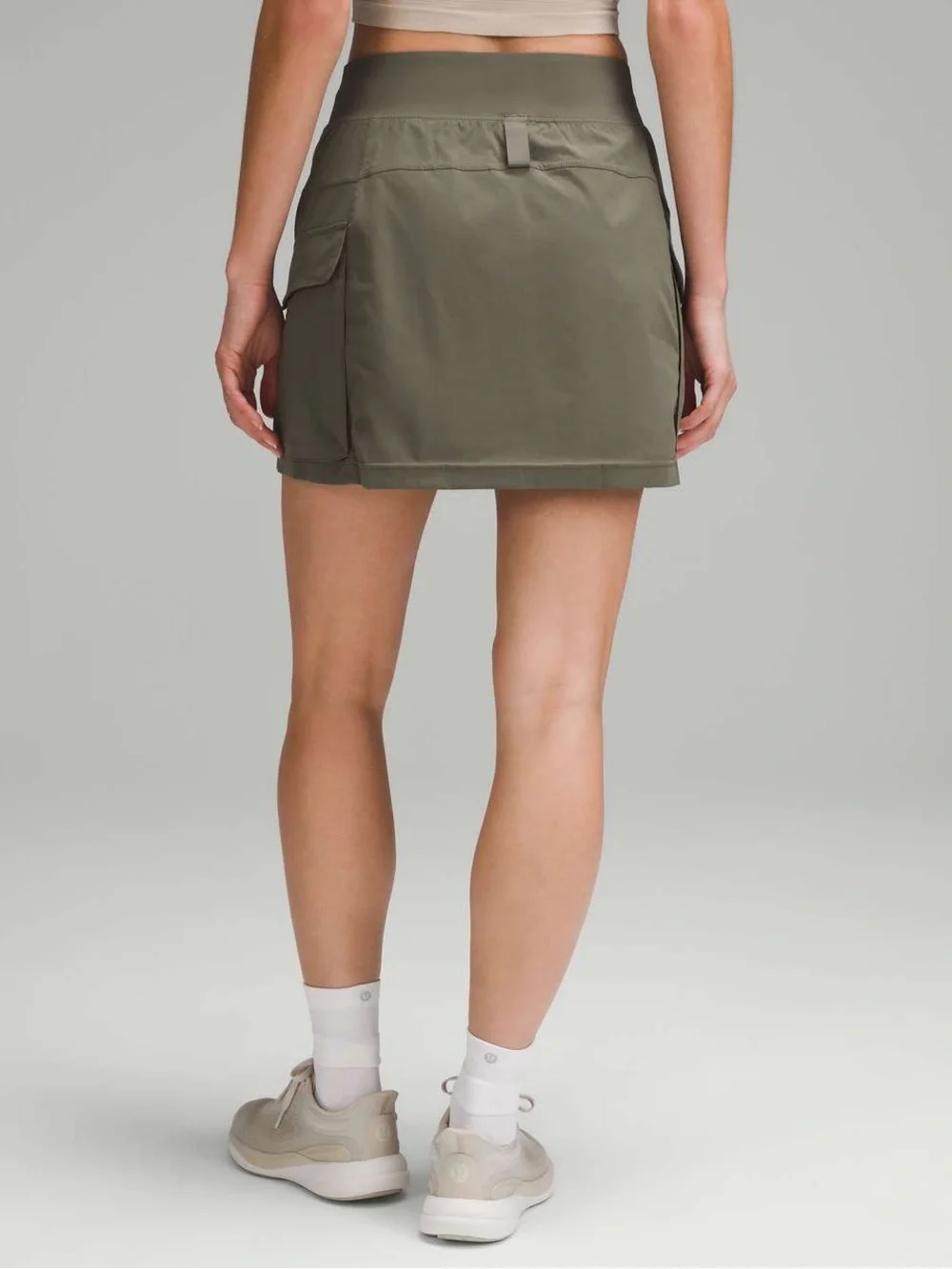 Lululemon Cargo High-Rise Hiking Skirt Army Green